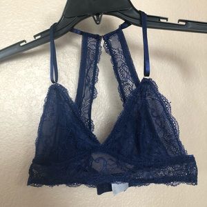 Blue Lace Bra